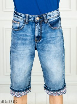 Spodenki jasne Jeans męskie TTN Blue Moda Sanok