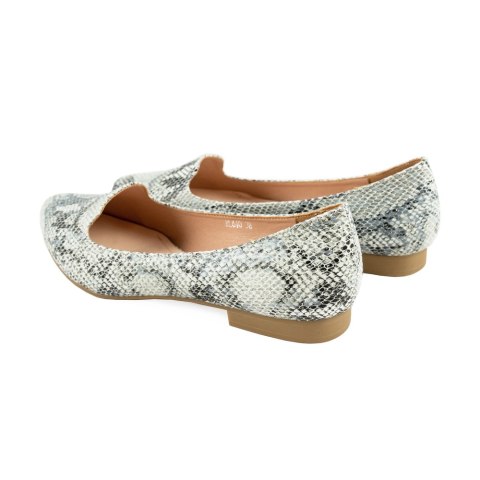 Balerinki wzór wężowej skórki Sergio Leone Moda Sanok