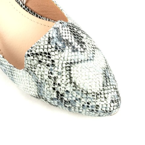 Balerinki wzór wężowej skórki Sergio Leone Moda Sanok