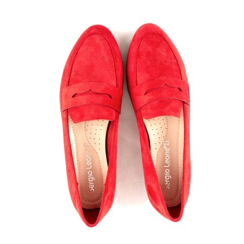 Czerwone mokasyny Sergio Leone - Moda Sanok