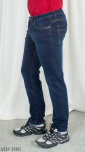 Męskie spodnie Stanley - ciemnogranatowe - Moda Sanok