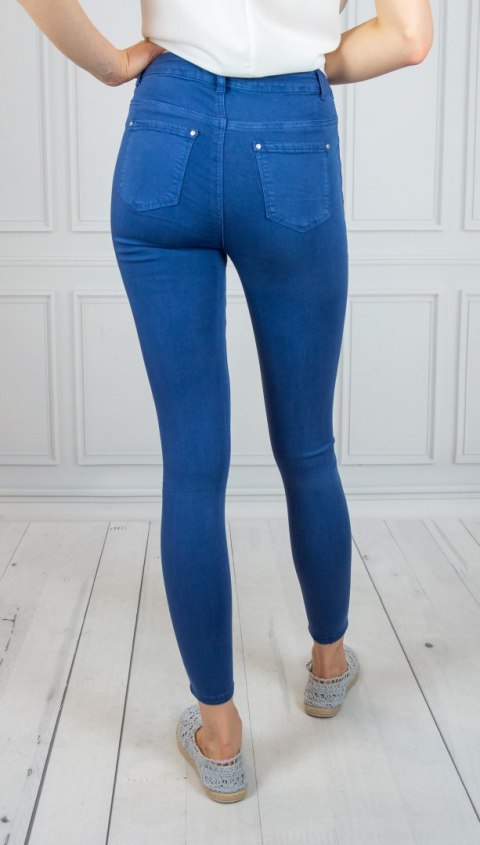 Niebieskie spodnie damskie Goodies Moda Sanok