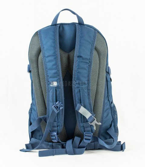 Granatowy plecak sportowy Karrimor z napisem metro na przodzie - MODA SANOK