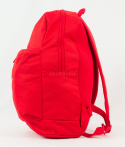 Jednokomorowy czerwony plecak Nike z pojemną kieszonką i białym logo na przodzie - MODA SANOK