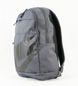 Plecak dwukomorowy w kolorze szarym, szkolny, sportowy, miejski z czarnym logo NIKE - MODA SANOK