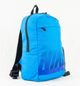 Plecak, sportowy, szkolny, miejski w kolorze niebieskim z logowaniem na przodzie NIKE - MODA SANOK