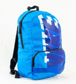 Plecak, szkolny, sportowy, miejski w kolorze niebieskim z dużym biało-niebieskim logowaniem NIKE -MODA SANOK