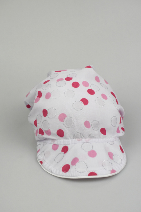 Miękkie dziewczęce wiązane chustki na głowe z małym daszkiem - MODA SANOK