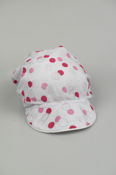 Miękkie dziewczęce wiązane chustki na głowe z małym daszkiem - MODA SANOK