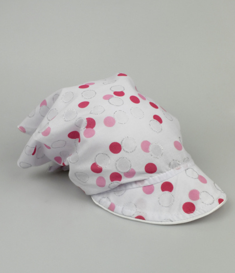 Miękkie dziewczęce wiązane chustki na głowe z małym daszkiem - MODA SANOK