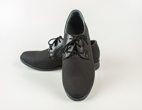 Buty wizytowe czarne chłopięce KORNECKI-MODA SANOK