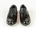 Czarne półbuty wizytowe chłopięce sznurowane BADOXX-MODA SANOK