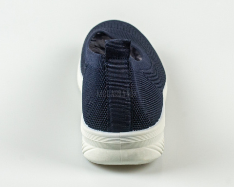 Granatowe wsuwane tenisówki , balerinki damskie, lekkie ażurowe SEASTAR - MODA SANOK