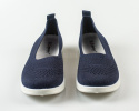 Granatowe wsuwane tenisówki , balerinki damskie, lekkie ażurowe SEASTAR - MODA SANOK