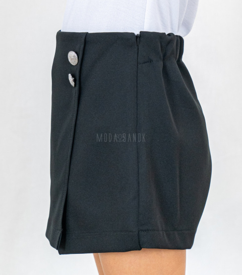 Spódnico- spodenki dziewczęce wizytowe czarne KLAUDYNKA-MODA SANOK