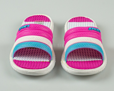 Dziecięce kolorowe klapki na basen - MODA SANOK