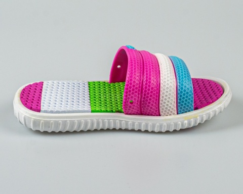 Dziecięce kolorowe klapki na basen - MODA SANOK