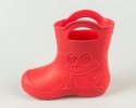 Kalosze dziecięce piankowe lekkie czerwone frog ZETPOL - MODA SANOK