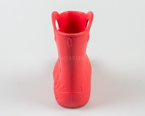 Kalosze dziecięce piankowe lekkie czerwone frog ZETPOL - MODA SANOK