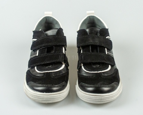 Półbuty chłopięce czarne - KORNECKI - MODA SANOK