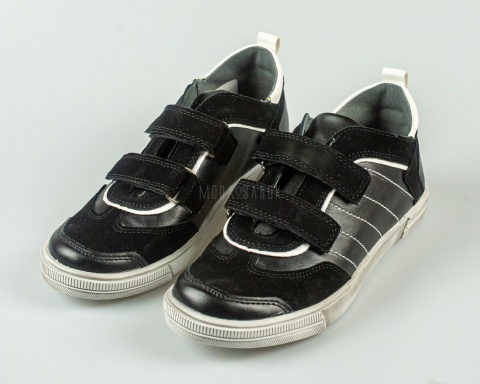 Półbuty chłopięce czarne - KORNECKI - MODA SANOK