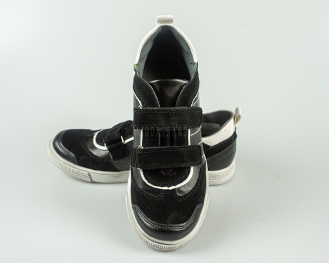 Półbuty chłopięce czarne - KORNECKI - MODA SANOK