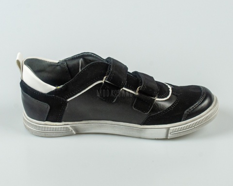 Półbuty chłopięce czarne - KORNECKI - MODA SANOK