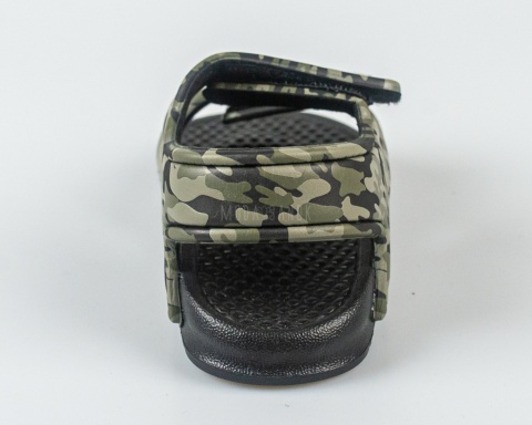 Sandały dziecięce piankowe moro zielone na rzepy lekkie wygodne AMERICAN CLUB - MODA SANOK