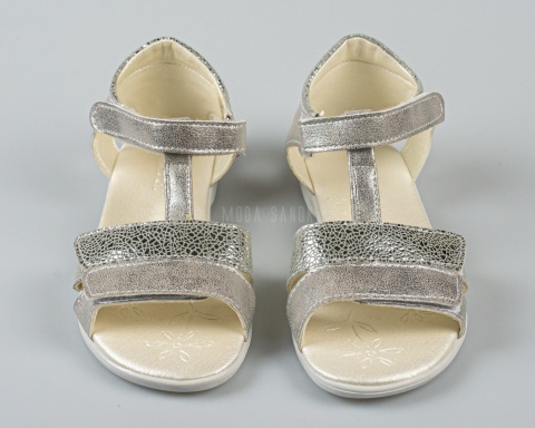 Sandały dziewczęce srebrne KORNECKI - MODA SANOK