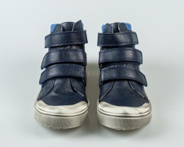 Trzewiki chłopięce nieocieplane granatowe na rzepy KORNECKI - MODA SANOK