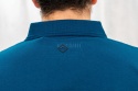 Turkusowa męska koszulka polo O-NIKOS VOLCANO - MODA SANOK
