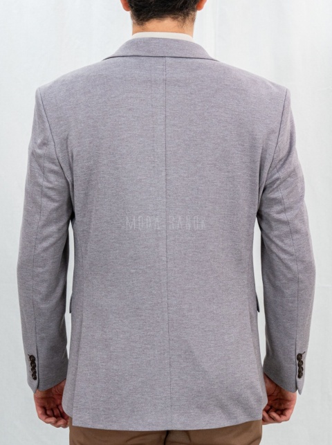 Szara marynarka męska KUDI - MODA SANOK