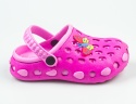 Różowe kroksy z motylkiem SUPER COOL - MODA SANOK