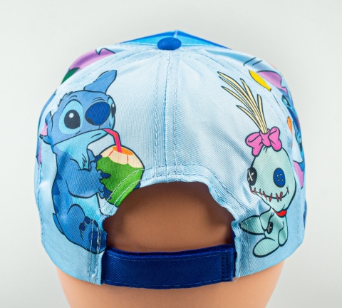 Niebieska czapka z daszkiem STITCH DISNEY - MODA SANOK