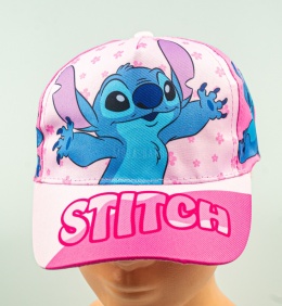 Różowa czapka z daszkiem STITCH DISNEY - MODA SANOK