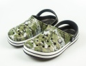 Kroksy dziecięce jasne moro zielone AMERICAN CLUB - MODA SANOK