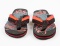 Czarno-czerwone japonki dziecięce SUPERGEAR CLUB - MODA SANOK