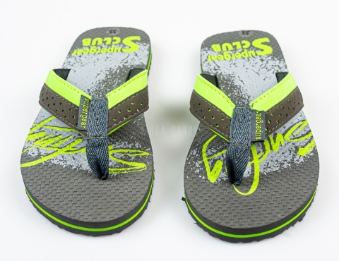 Szaro-zielone japonki dziecięce SUPERGEAR CLUB - MODA SANOK