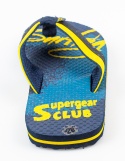 Granatowo-żółte japonki dziecięce SUPERGEAR CLUB - MODA SANOK
