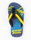 Granatowo-żółte japonki dziecięce SUPERGEAR CLUB - MODA SANOK