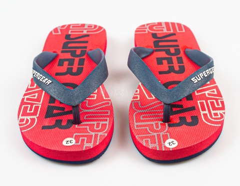 Czerwone japonki dziecięce SUPER GEAR - MODA SANOK