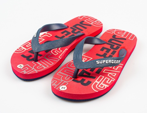 Czerwone japonki dziecięce SUPER GEAR - MODA SANOK