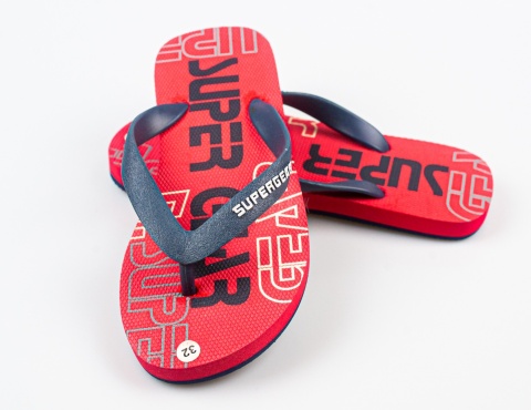 Czerwone japonki dziecięce SUPER GEAR - MODA SANOK
