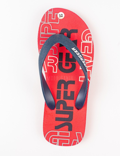 Czerwone japonki dziecięce SUPER GEAR - MODA SANOK