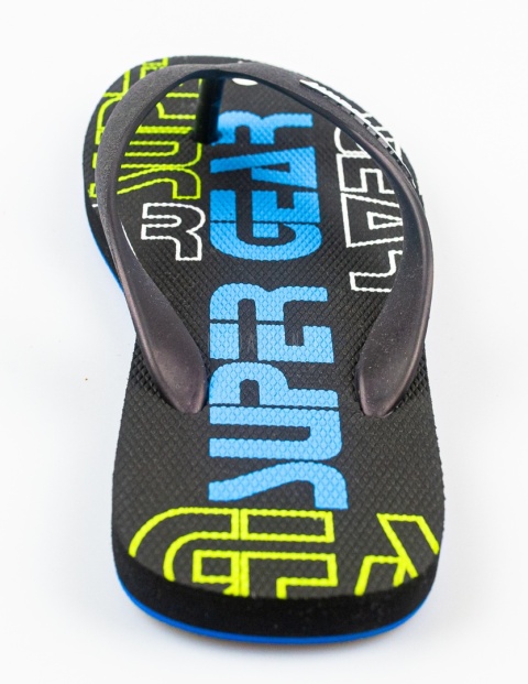 Czarne japonki dziecięce SUPER GEAR - MODA SANOK