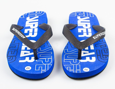 Niebieskie japonki dziecięce SUPER GEAR - MODA SANOK