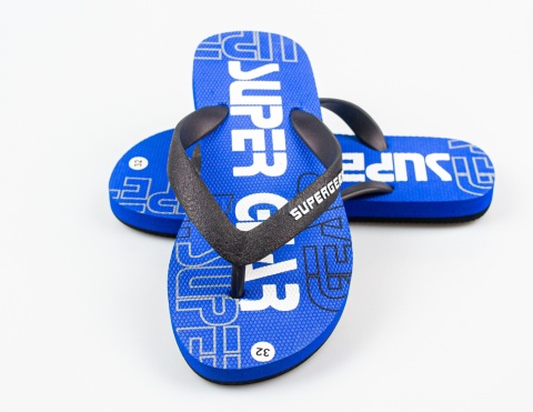 Niebieskie japonki dziecięce SUPER GEAR - MODA SANOK