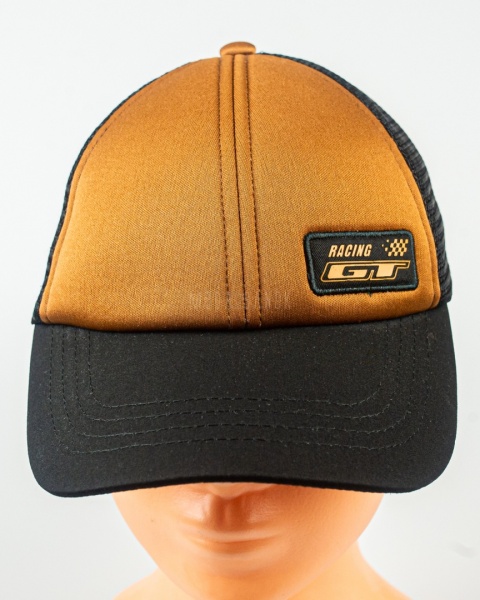 Brązowo-czarna czapka z daszkiem YOCLUB - MODA SANOK