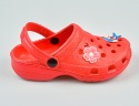 Czerwone kroksy dziecięce z przypinkami - MODA SANOK