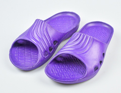 Fioletowe klapki dziecięce LEMIGO - MODA SANOK